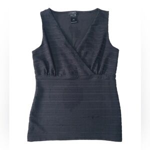Ann Taylor black tank V-neck. XSP small.